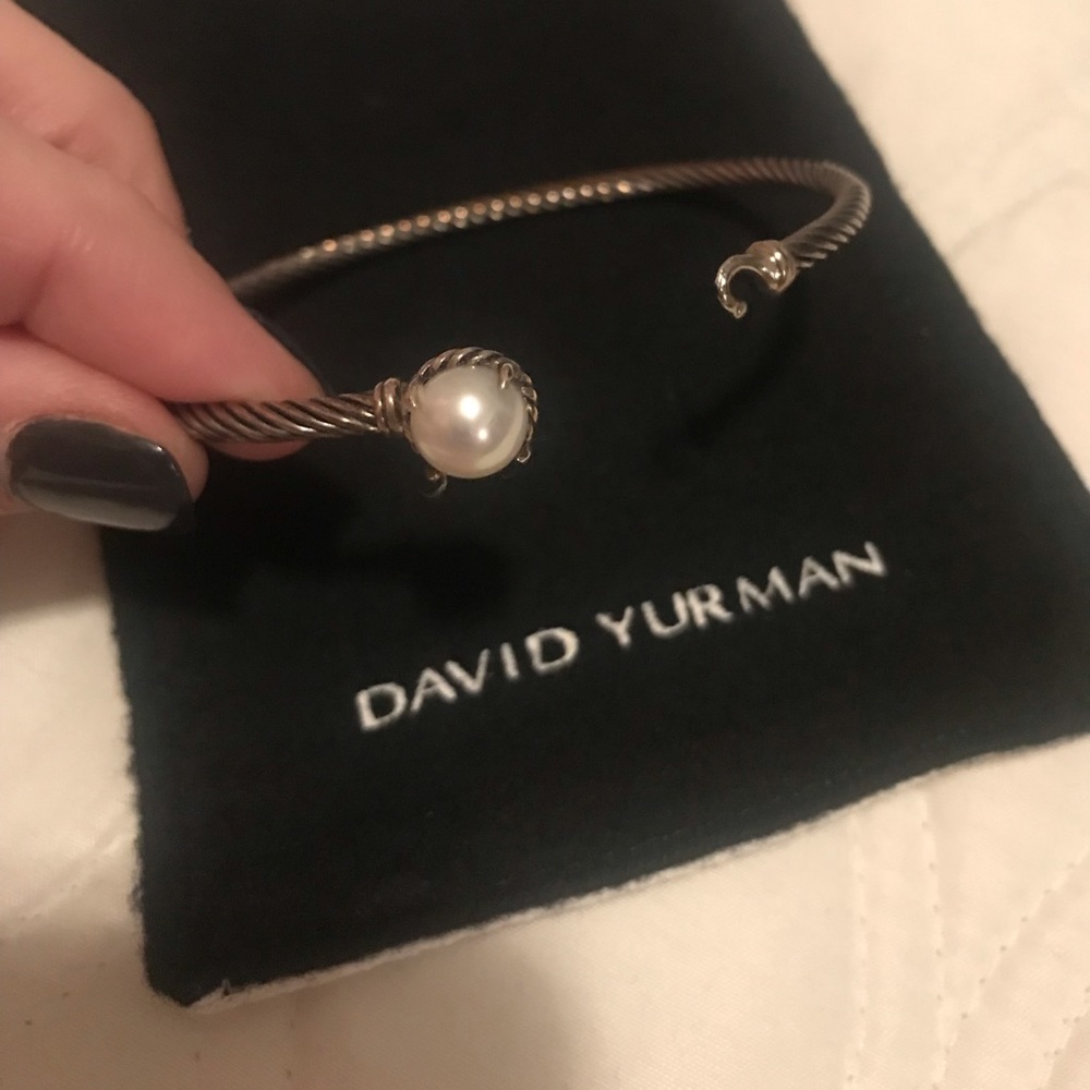 David Yurman chatelaine pearl bracelet
